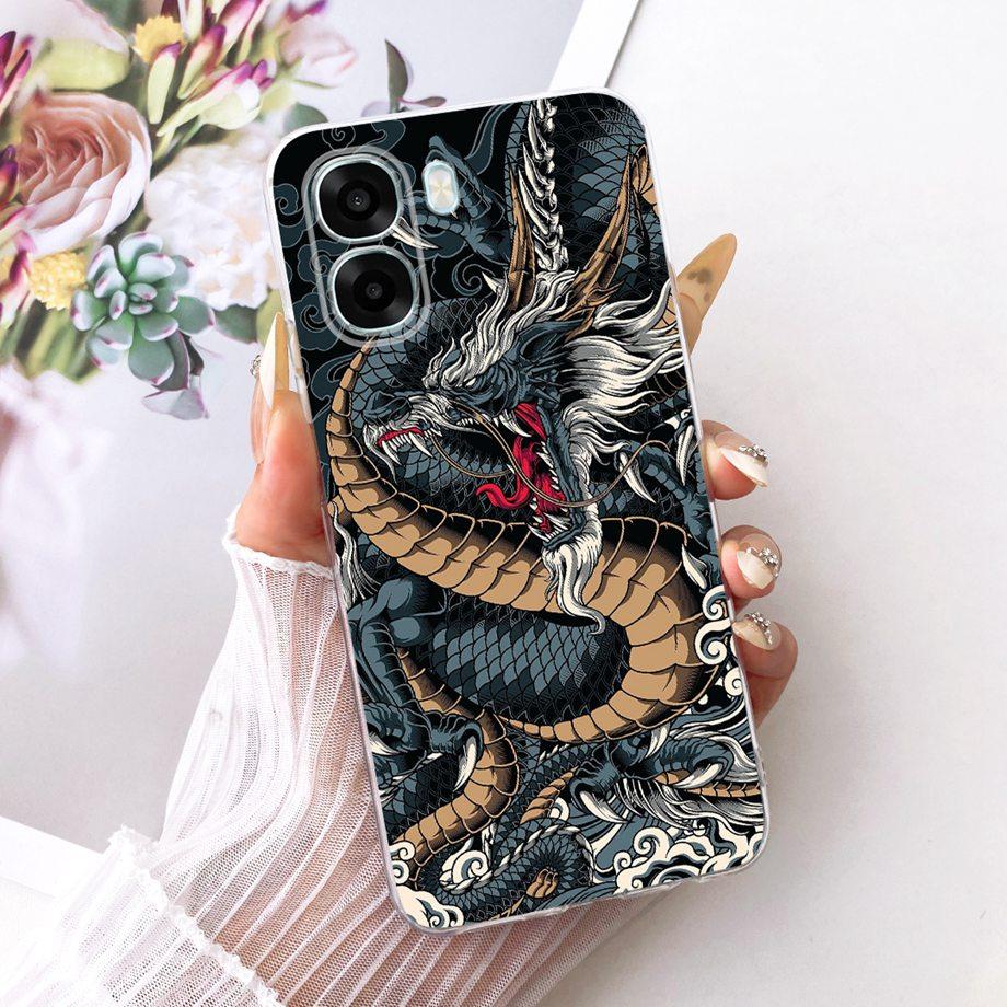 Крутой Стиль Мультяшная Модная Чехол для Телефона Для Oppo A6x A6s A6t A6 4G 5G / Oppo A6T Pro 4G Fundas Прозрачный Мягкий Силиконовый Coque Чехол