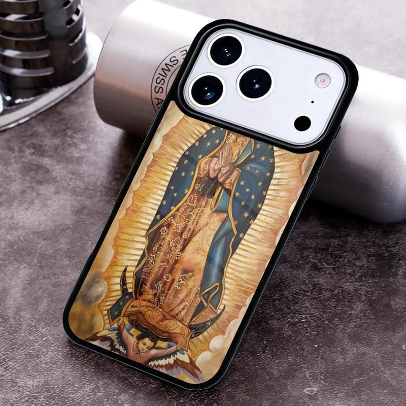 New Virgin De Guadalupe Phone Case for iPhone 17 16 15 Pro Max Air 14 13 12 11 Plus Shockproof Capa Cover