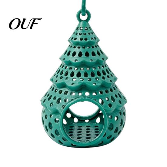 Fish Tank Christmas Tree Ornament Aquarium Floating Hideout Ornament, Shrimp Cave Shelter with for Freshwater Tanks Santa Hat Float, Hiding