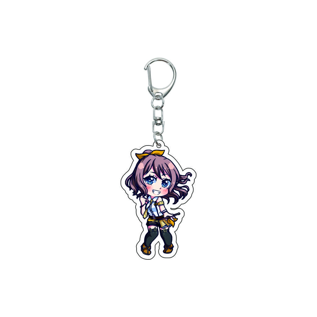 55MM Аниме banG Dream Брелок Тояма Касуми/Сая Ямабуки/Ханазоно Таэ Брелок Акриловая Модель Пластина Рождественские Подарки