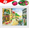 Round Rhinestone Diamond Embroidery Street 5d Diy Diamond Painting Handicraft Cross Stitch