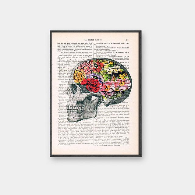 Anatomy Art Human Heart Brain Lungs Canvas Painting Nordic Posters And Prints Wall Art Pictures Decor For Doctor Office No Frame