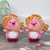 Милая бобровая плюшевая игрушка Брелок-подвеска С Мягким Коротким Плюшем Оптом Подвесное Украшение Для Сумок