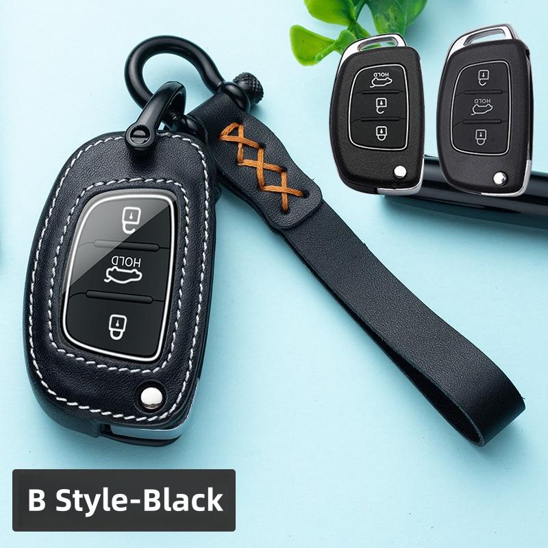 Vintage Folk Style Full Coverage Key Case For Hyundai Elantra ix35 Mistra Mingtu ix25 Verna Yuenna Sonata Avante Santa