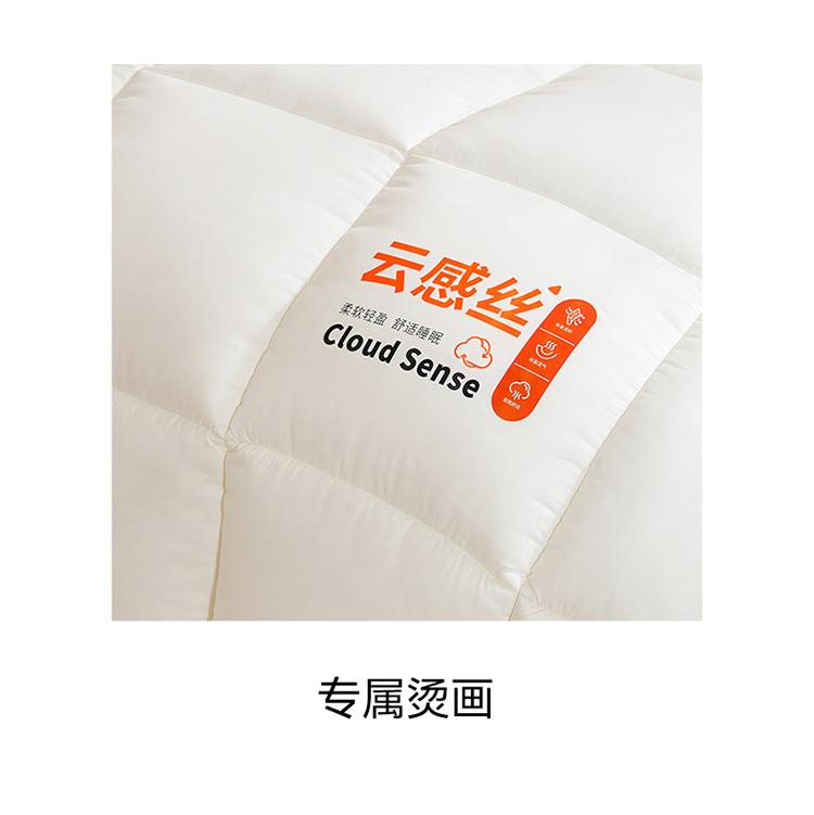 Yufan Realm Thickened Warm and Lightweight Winter Quilt Air Velvet Down Winter Quilt Double Five Star Hotel Quilt Core Spring and Autumn