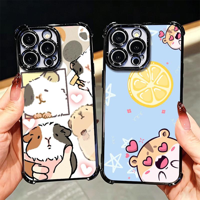 Мультяшный милый хомяк с покрытием Чехол для телефона Для Xiaomi Poco X5 X6 X7 X8 Pro Max F8 Ultra F7 M8 M7 M5S Redmi 15C 15 14C 13C 13 X3 12C