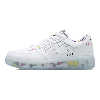 Li Ning Disney X Collaboration Series Нескользящие амортизирующие прочные низкие кроссовки для скейтбординга женские кроссовки белые AGCR204-5