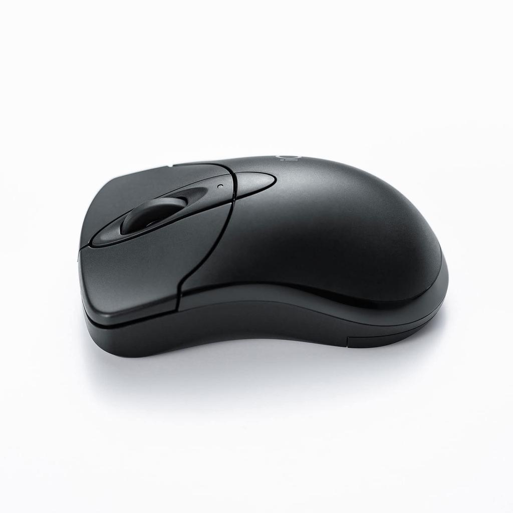 SANWA SUPPLY Bluetooth 3 Синий 5.0 Мышь, Тихая, Кнопки, Светодиодная, Компактная, Серия "IO Plus", Черная, MA-IPBBS303BK