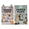 DIY Paper Animals Origami Paper To Fold Cute Cat Dog Dinosaur Figures Fun Origami Craft Set for Adults Kids Gift Desk Decoration