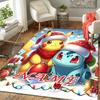 Custom 1Pc Christmas Pikachu Bulbasaur Rug Office Carpet Indoor Outdoor Entrance Doormat Nonslip Soft And Comfortable Living Room D2915198