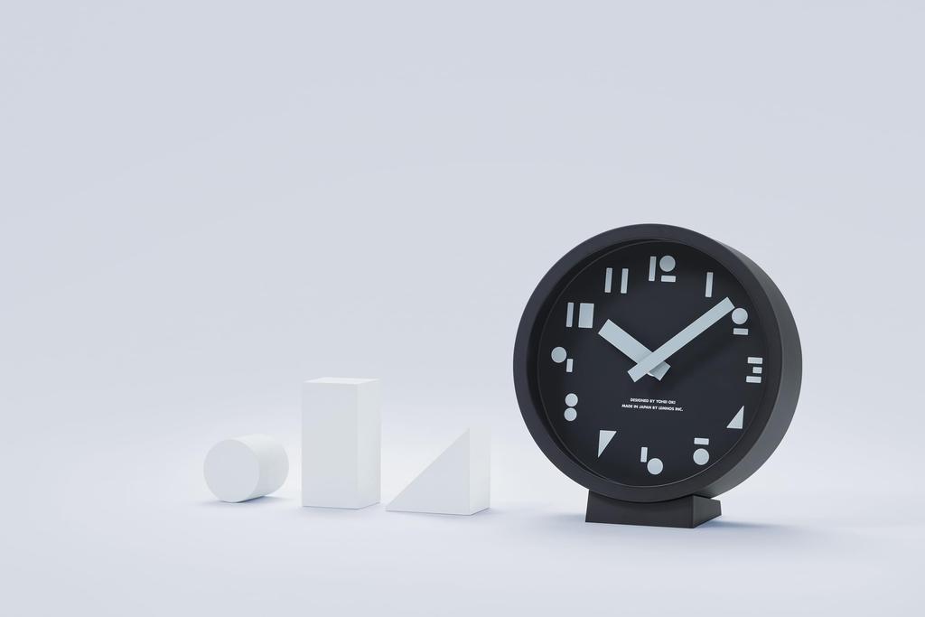 Lemnos Analog Wall Clock, M,S,S. Black, SYO25-10 BK