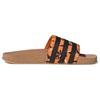 Adidas Originals Adilette Comfortable Versatile Rubber Sole Non-Slip Slide Sandals Unisex Footwear Orange Black IE7750