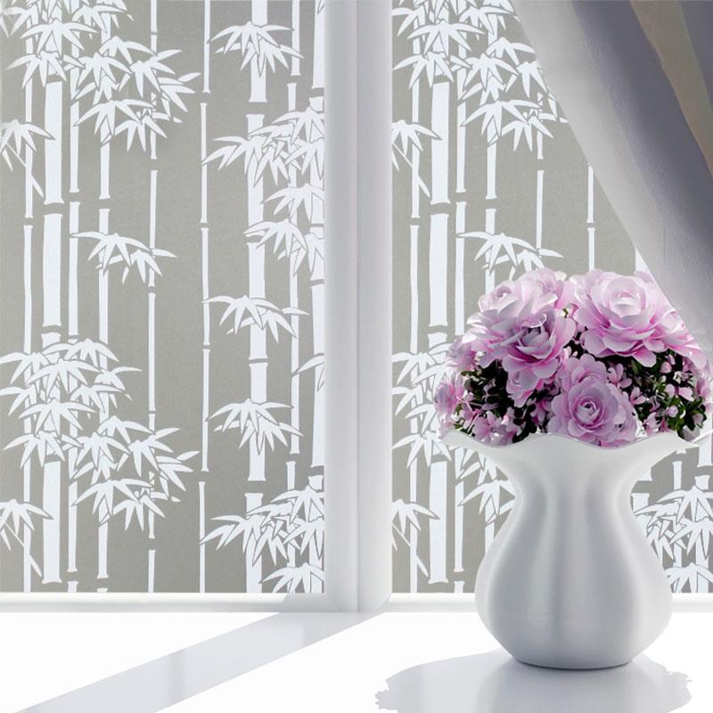 Household Privacy Window Film Frosted Glass Door Film Adhesive Window Cling Stickers Decoration