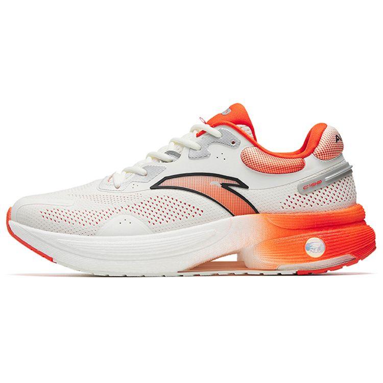 Anta C100 Advanced Training Non-Slip Durable Low-Top Running Shoes Men Running Shoes White Orange 112245586-2