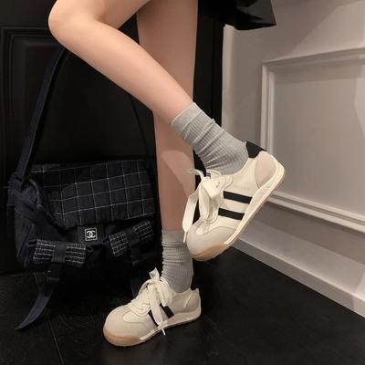 "Ziyan" Фран Гарден~ Обувь с большой головой, уродливая, но милая, женская, весна-осень 2025, платформа, белая обувь, Форрест Гамп, немецкие тренировочные туфли, женские