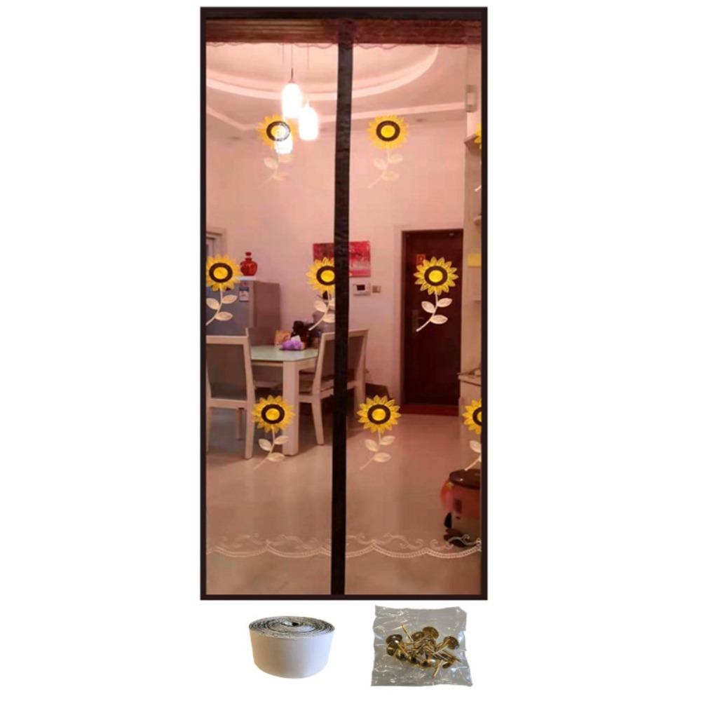 No Punching Mosquito-proof Door Curtain Well-ventilated Anti Mosquito Net Mesh Door Curtain  Patio