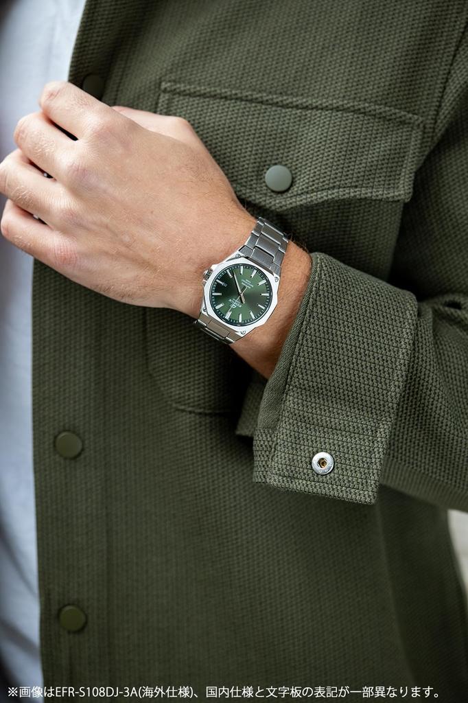 Часы Edifice сапфировое стекло серебристое [Casio] [] EFR-S108DJ-3AJF мужские