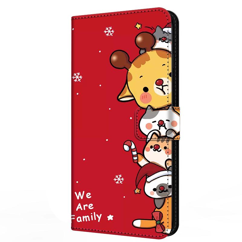 Cover For Vivo Y500 Pro Flip Stand Book Leather Case Full Protective Phone Funda Y 500 Pro 5G Christmas Magnetic Wallet Bumper
