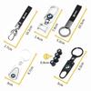 For BMW E36 E46 E90 E60 E39 F30 F10 F20 X5 E70 E53 G30 E91 E92 E93 Metal Leather Car Keychain Key Ring Decor Car Accessories