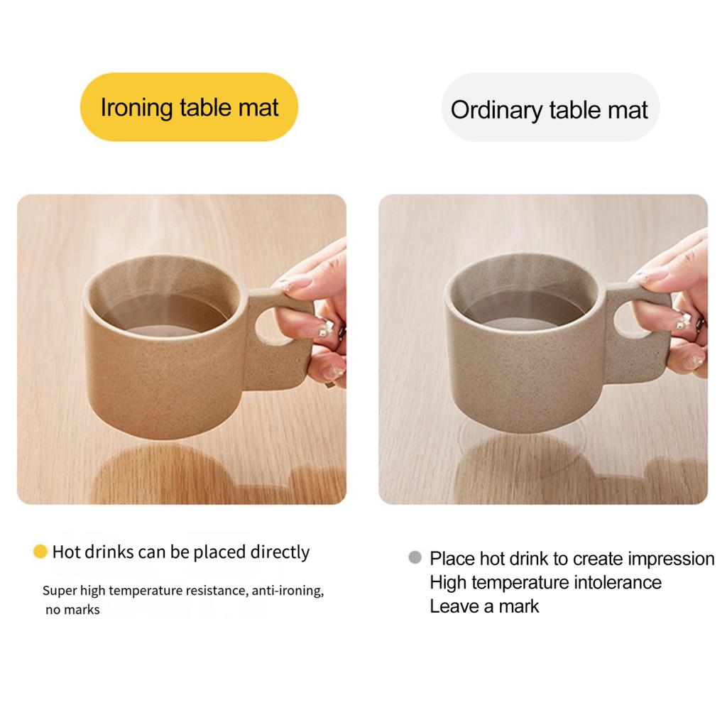 Yousheng Прозрачный коврик для обеденного стола, утолщенный, видимый, круглый, защитный, маслостойкий, нескользящий, термостойкий, водонепроницаемый коврик для журнального столика