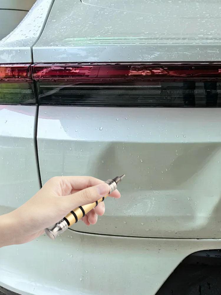 Автомобильные аксессуары инструмент для ремонта вмятин на листовом металле инструмент для ремонта вмятин на автомобиле подъемный инструмент из титанового сплава неокрашенный перо-ручка молоток набор с магнитом