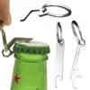 1 PC Creative Mini Beer Bottle Opener Multifunctional Keyring Stainless Steel Keychains Portable
