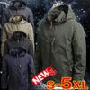 2021 Fashion Brand Waterproof Jacket Raincoat Men's Sportswear Outdoor Hooded Soft Shell Jacket Rainproof Jacket