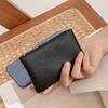 Сплошной цвет тонкий кошелек портативный модный минималистичный кошелек портмоне деньги дело
