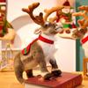 Плюшевая игрушка-олень стоячий - Фигурка лося, украшение для рождественских декораций