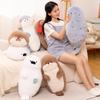 Creative Sea Otter Headset Seals Plush Toy Super Soft Stuffed Animals Sea Fish Doll Baby Sleeping Pillow Sofa Cushion Decor