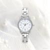 Fieldwork Aqua Watch ASS173P-1, Silver/White Metal Band, 5 ATM Water Resistant, Energy-Saving, Made in Japan