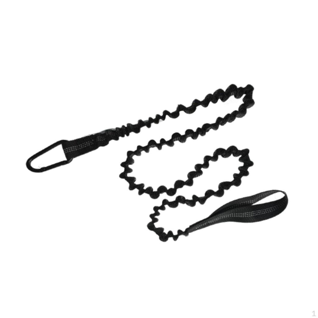 Страховочный лиш для весла каяка, выдвижной банджи-шнур, страховка для удочки, надежный шнурок для SUP