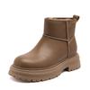 Augustine Martin boots women's 2025 new winter velvet thickened low-top short boots platform bread snow cotton shoes