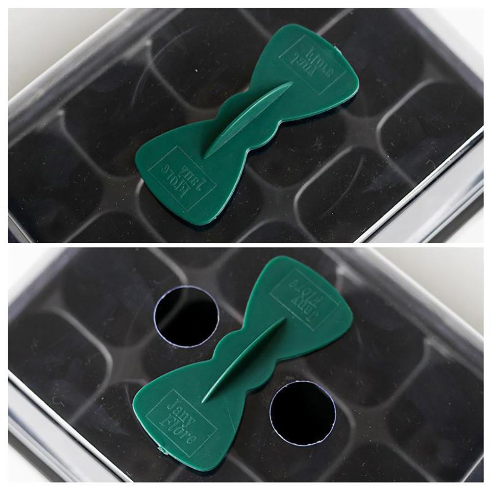 12 Hole Tray Seed Starter Tray with Lid Grow Box Seedling Nursery Tray for Greenhouse Seedling