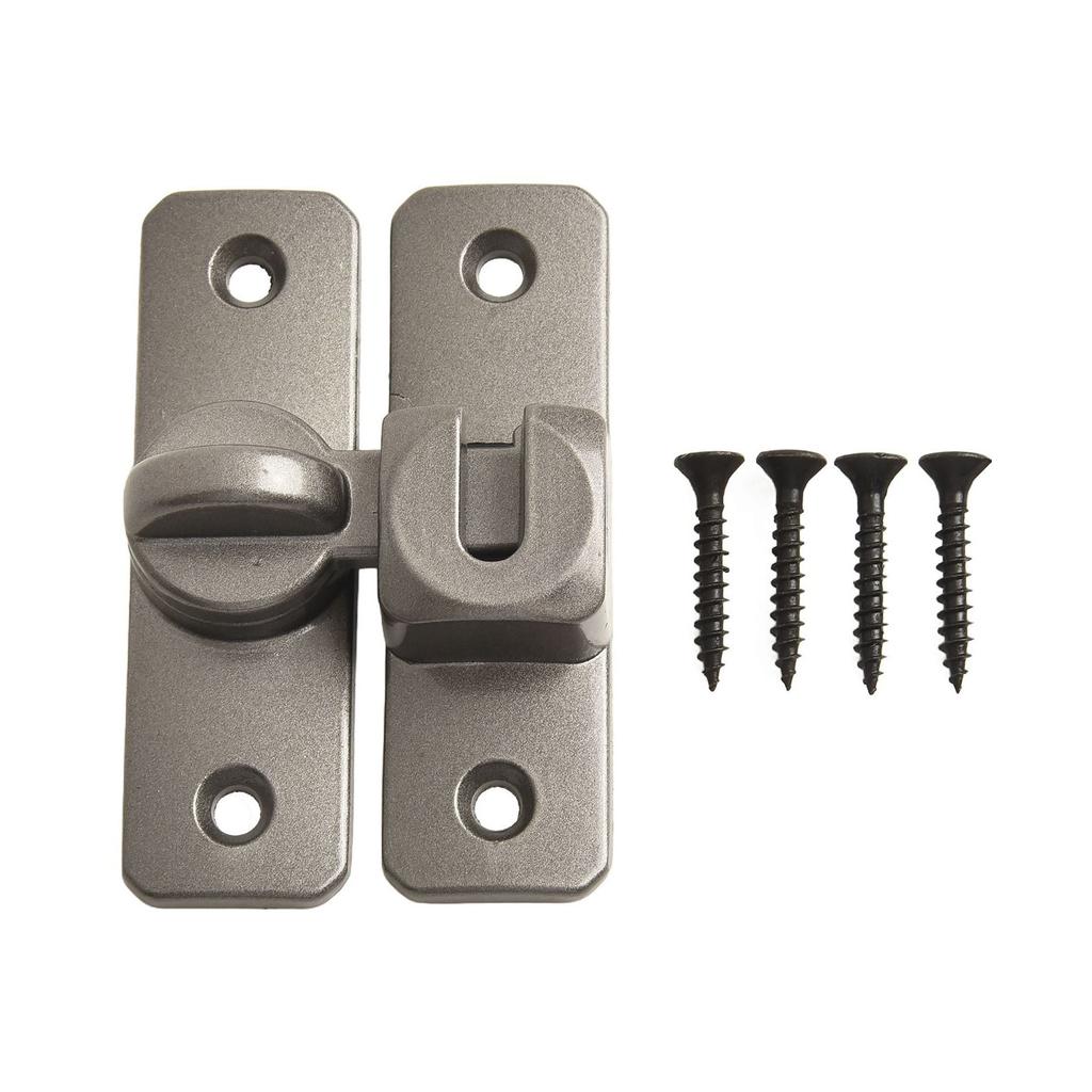 Toughened Zinc Alloy Sliding Door Lock A Reliable Choice with a Flexible 90/180 Degree Mechanism for Safety at Home