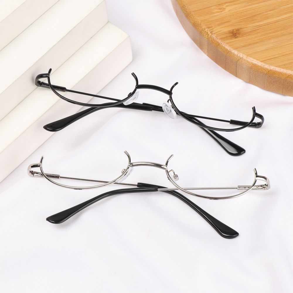 Fashion Metal Myopia Photography Eyeglasses Decoration Eyewear Glasses Frame Half Frames
