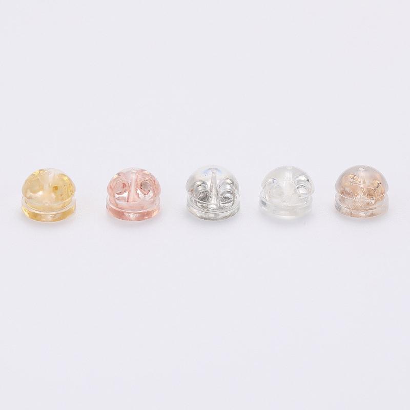 20 шт., силиконовые резиновые затычки для ушей, медное кольцо, беруши-гамбургеры для изготовления ювелирных изделий, аксессуары для сережек «сделай сам»