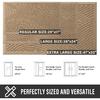Sturdy Front Door Mat, Absorbent Muddy Dirt Resist Welcome Mat for Outdoor Indoor, Stain and Fade Resistant Non-Slip Entry