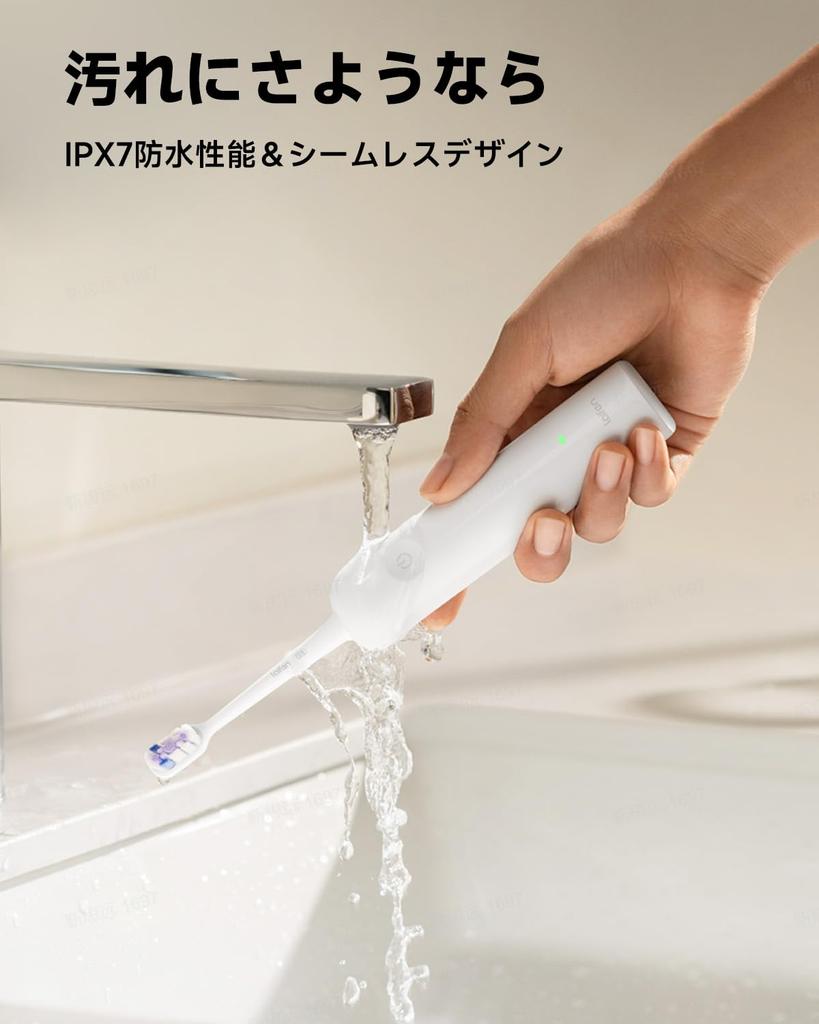 Laifen Волна ABS Материал Электрическая зубная щетка Колебание Вибрация Электрическая зубная щетка для взрослых Двойная вибрация Звуковая электрическая зубная щетка с 3