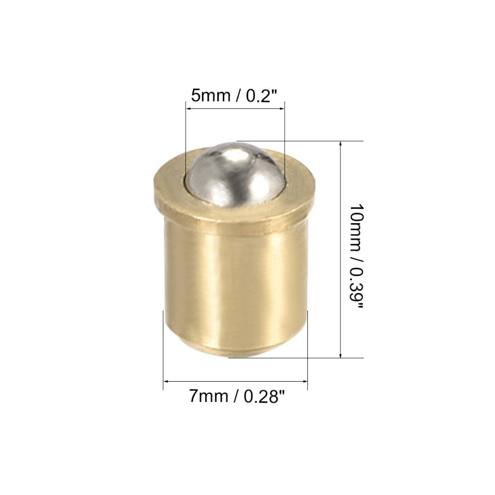 4 шт. пружина для ящика шкафа, дверцы шкафа, латунный шариковый фиксатор, мебельная фурнитура, дверной замок, запасные части