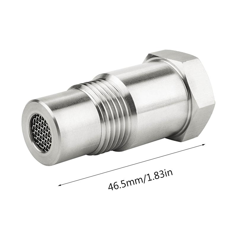 Extension Filter Oxygen O2 Sensor Connector Extender Internal Thread M18x1.5 Isolator Bung Adapter for Check Engine Lamp