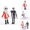Collectible Nightmare Before Christmas Santa Jack And Zero Plush Toys For Kids