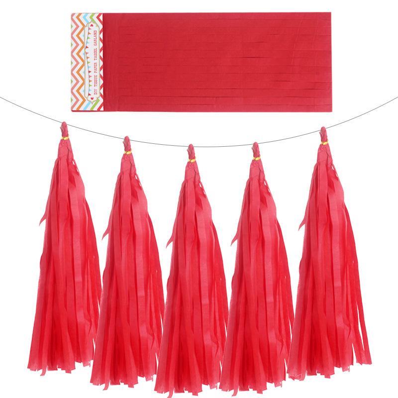 5 шт./лот смешанная гирлянда из папиросной бумаги для самостоятельной сборки для украшения свадьбы, дня рождения, вечеринки, детского душа, сувениров, принадлежностей