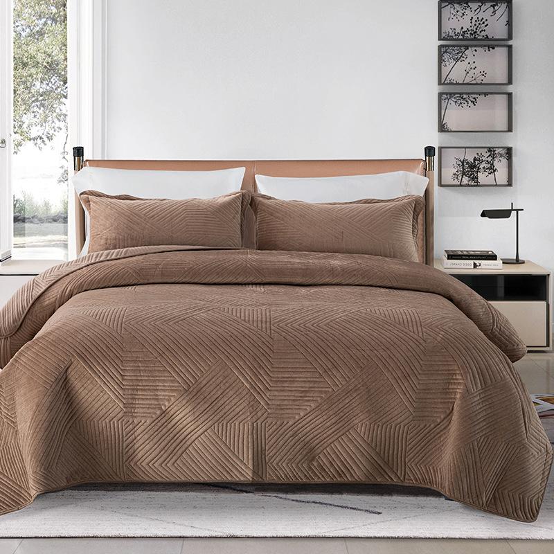 Покрывало из ламинированного хлопка с кристаллами, стеганое, европейское, для отдыха, одеяло, постельное белье для дома