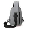 Crossbody Bag Men's Chest Bag Large Capacity Lightweight Shoulder Bag