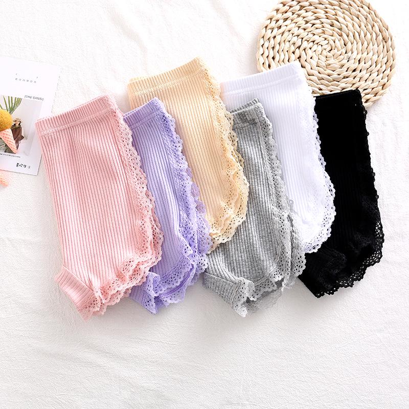 Girls' 2022 Summer Safety Pants - Lightweight, Pure Cotton Underwear for Small To Medium Children