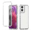 Clear Case for Motorola Moto E14 4G/G24 4G/G04 4G/G04s 4G Precise Cutouts Acrylic TPU Phone Cover with Laser-printed Film