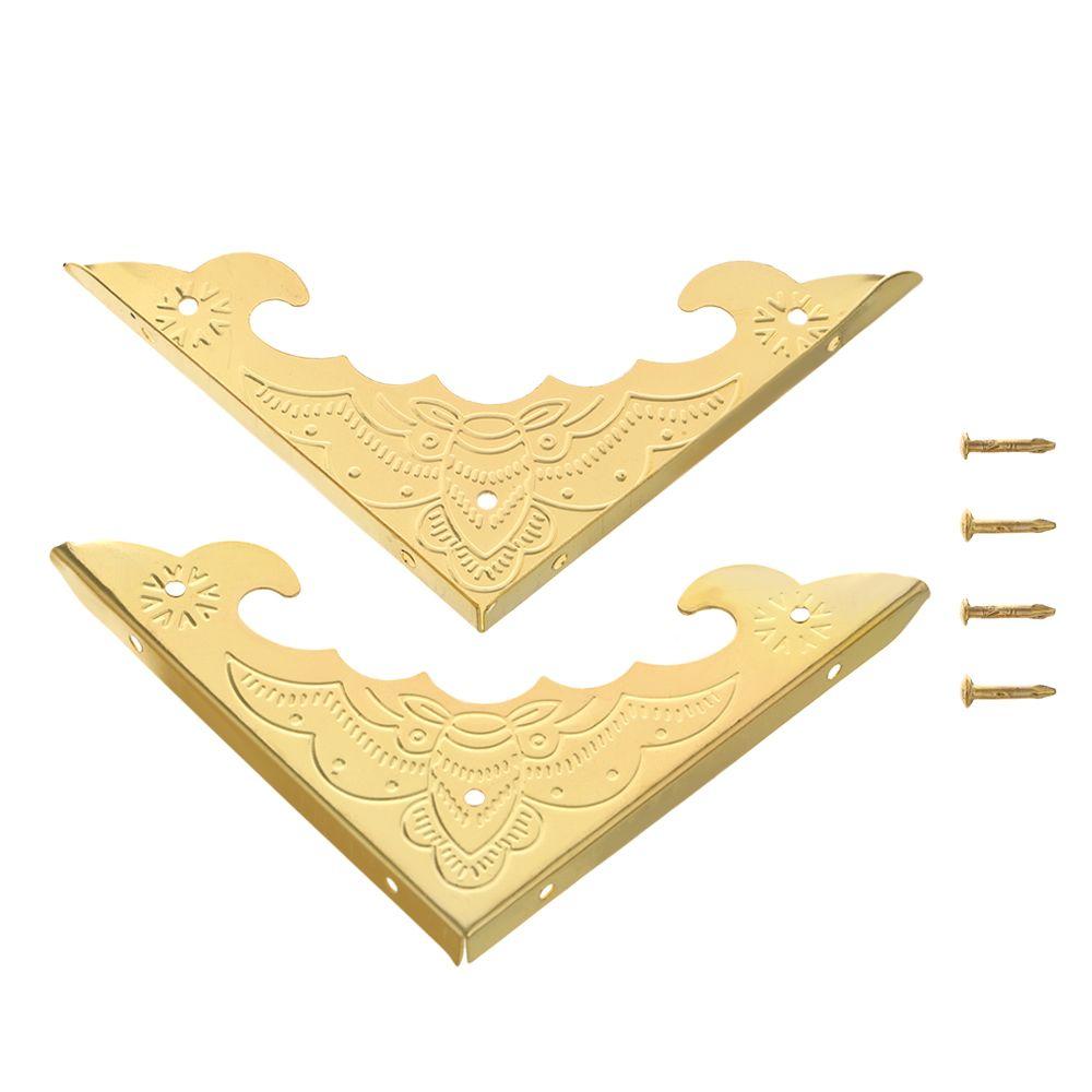 Foot Bracket Crafts Decoration Corner Antique Jewelry Wooden Box Parts Leg Corner Protector