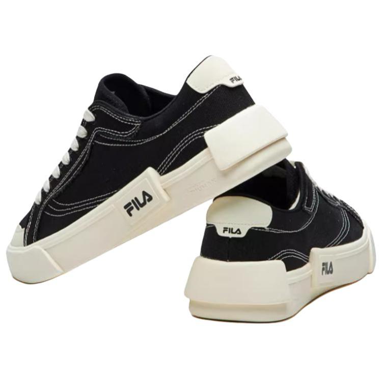 Fila Fusion Повседневные низкие кеды из канваса Женские кеды Черный Белый T92W125107ABK