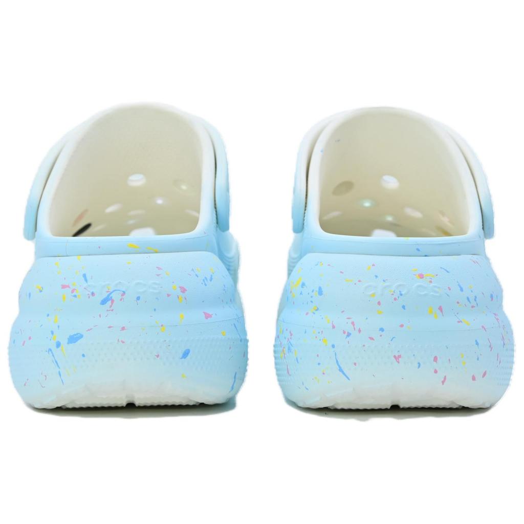 Crocs Crush Clog Дневник полета на воздушном шаре EVA Изысканные Милые Индивидуальность Дырочные туфли Унисекс Белый Синий